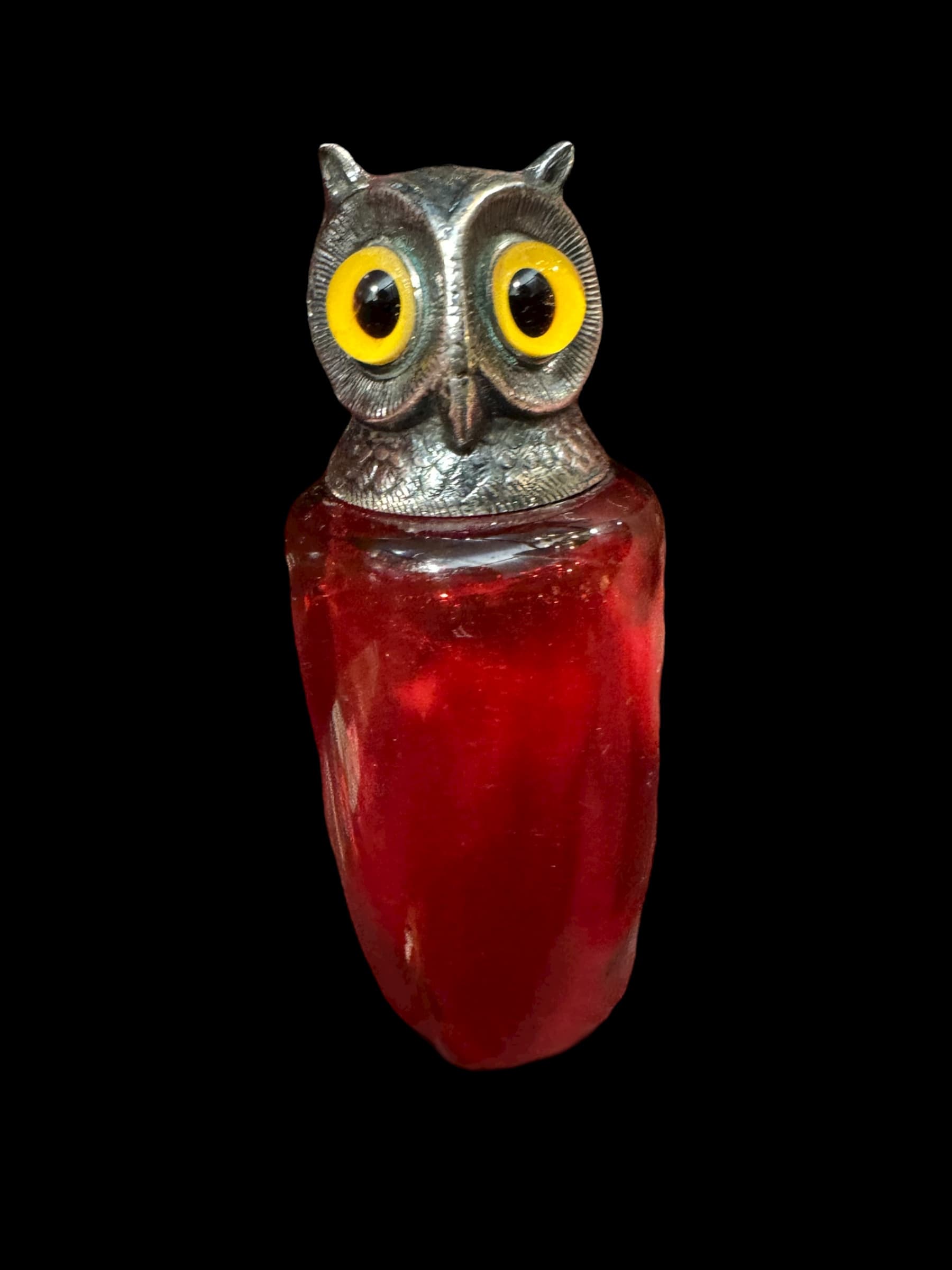 Fiole à parfum en forme d’hiboux Hukin & Heath - Image 1