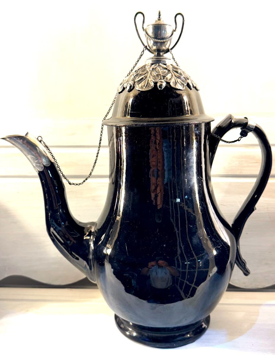 Cafetière en terre de Namur - Image 1