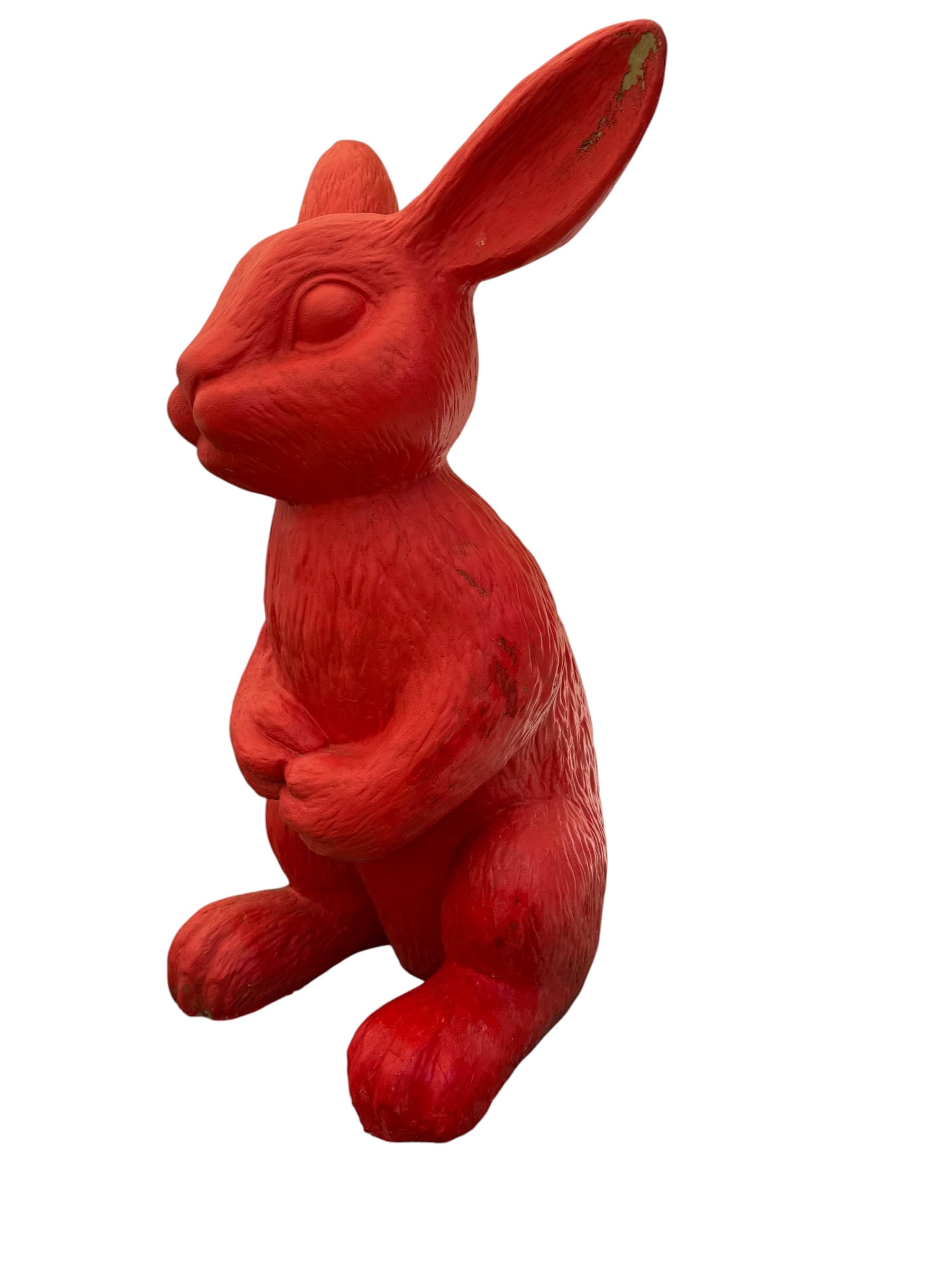 Lapin en résine - Après restauration
