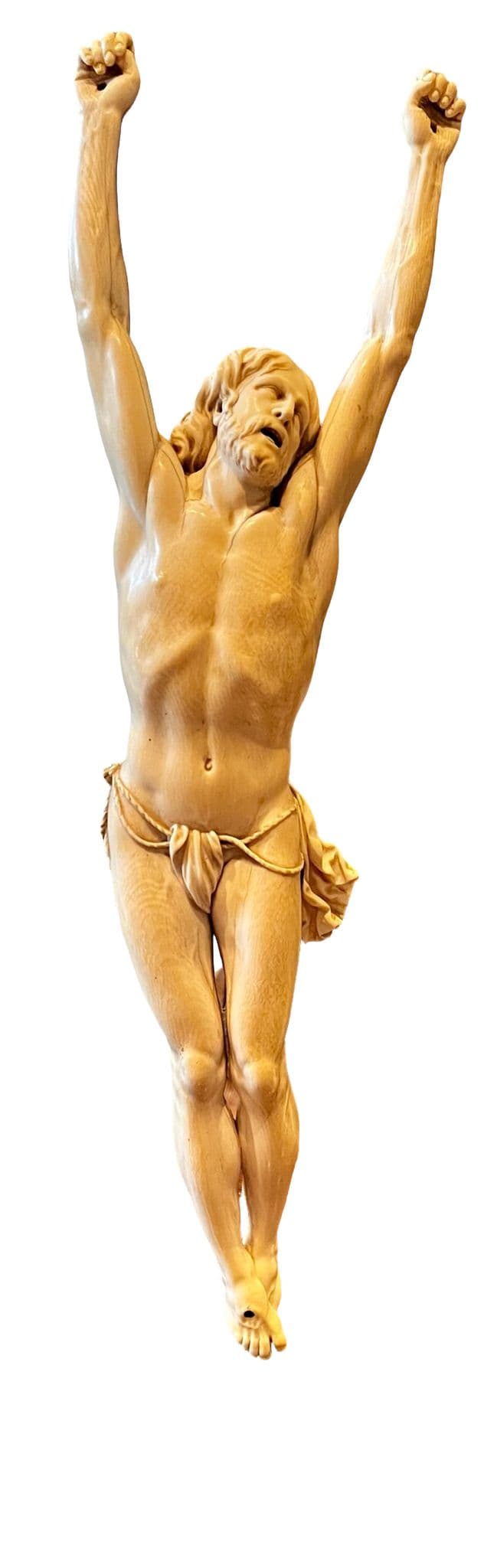 Socle: Christ - Avant restauration